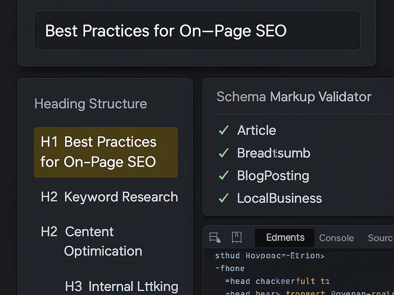 Technical On-Page SEO